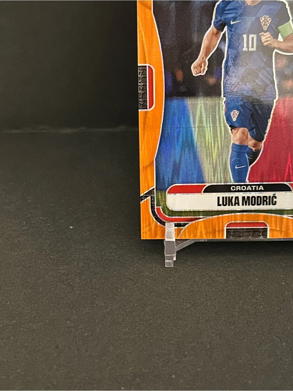 2026 Panini Prizm FIFA World Cup Luka Modrić #200 Orange Flash Prizm /315